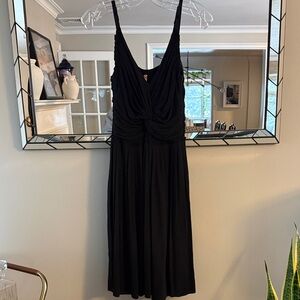 Chic Black Midi Dress